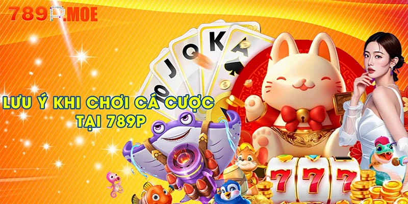 lưu ý khi chơi cá cược tại 789P